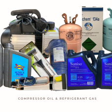 COMPRESSOR OIL & REFRIGERANT GAS